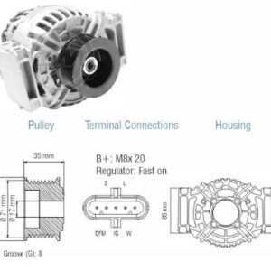 Alternador ZM 90.106.07