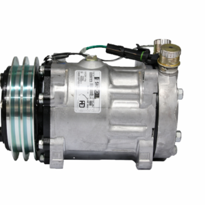 COMPRESSOR SANDEN 7H15 2A 132MM SAIDA P/ CIMA 8 ORELHA JOHN DEERE 12V